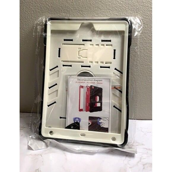 Rantice Case for iPad 9th/8th/7th - Heavy Duty Shockproof Rugged Protective Case - Picture 8 of 9